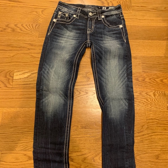 Girls Miss Me Size 8 Skinny Jeans - Picture 4 of 4